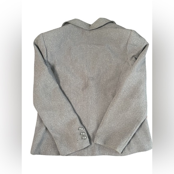 Kate Hill Gray Longsleeve Office Button Collar Blazer Size 10P - Picture 7 of 15